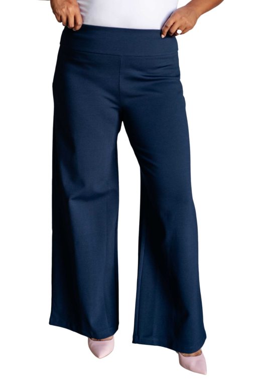 Dear Scarlett Magic Wide Leg Pants in Navy